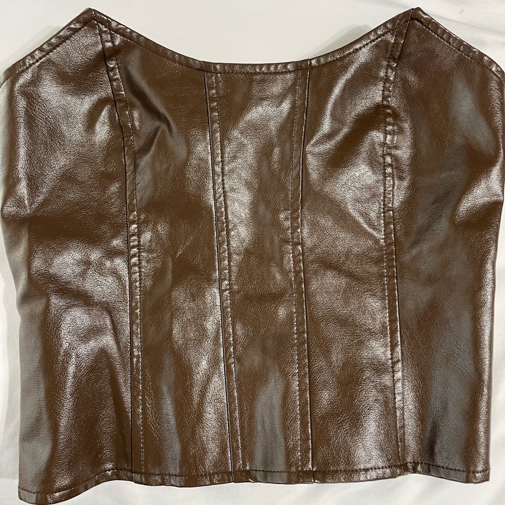 Dry Goods Leather like Corset
